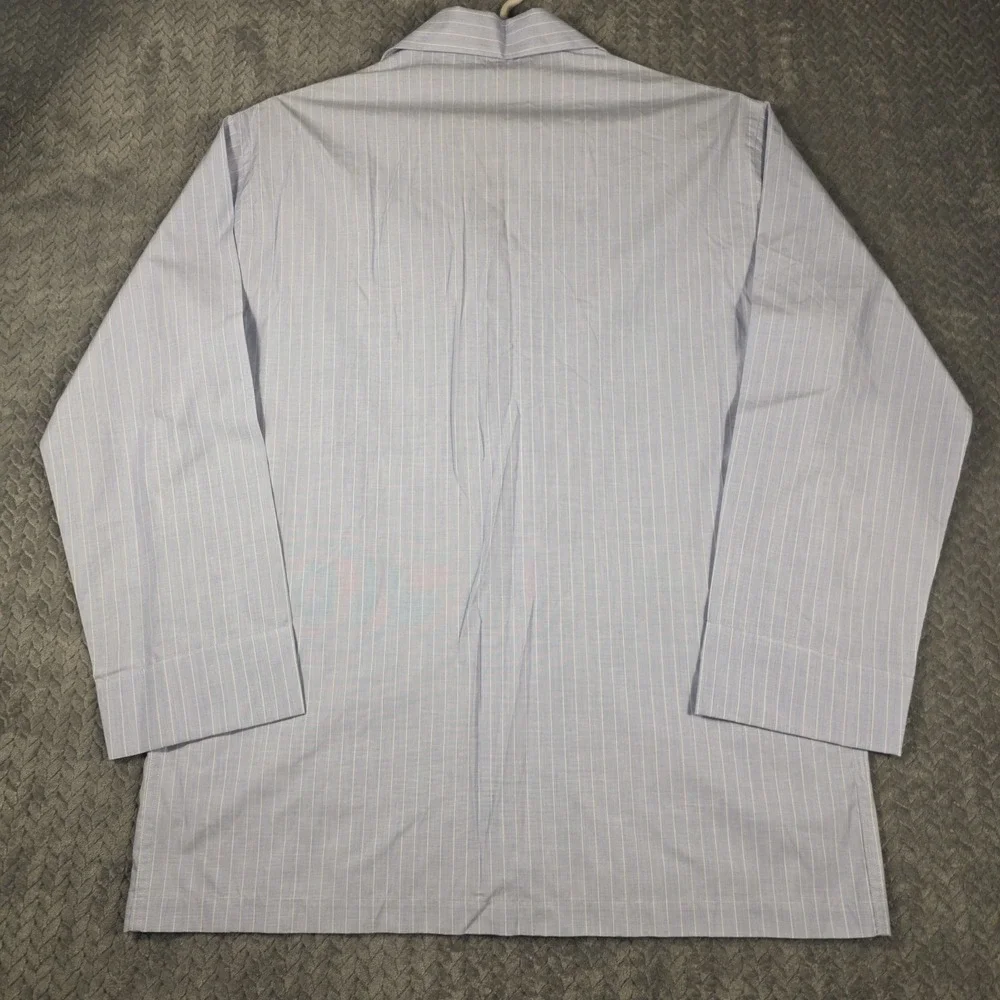 Vintage Polo Ralph Lauren Luxury Sleepwear Pajama Set Mens Small Blue Pinstripe